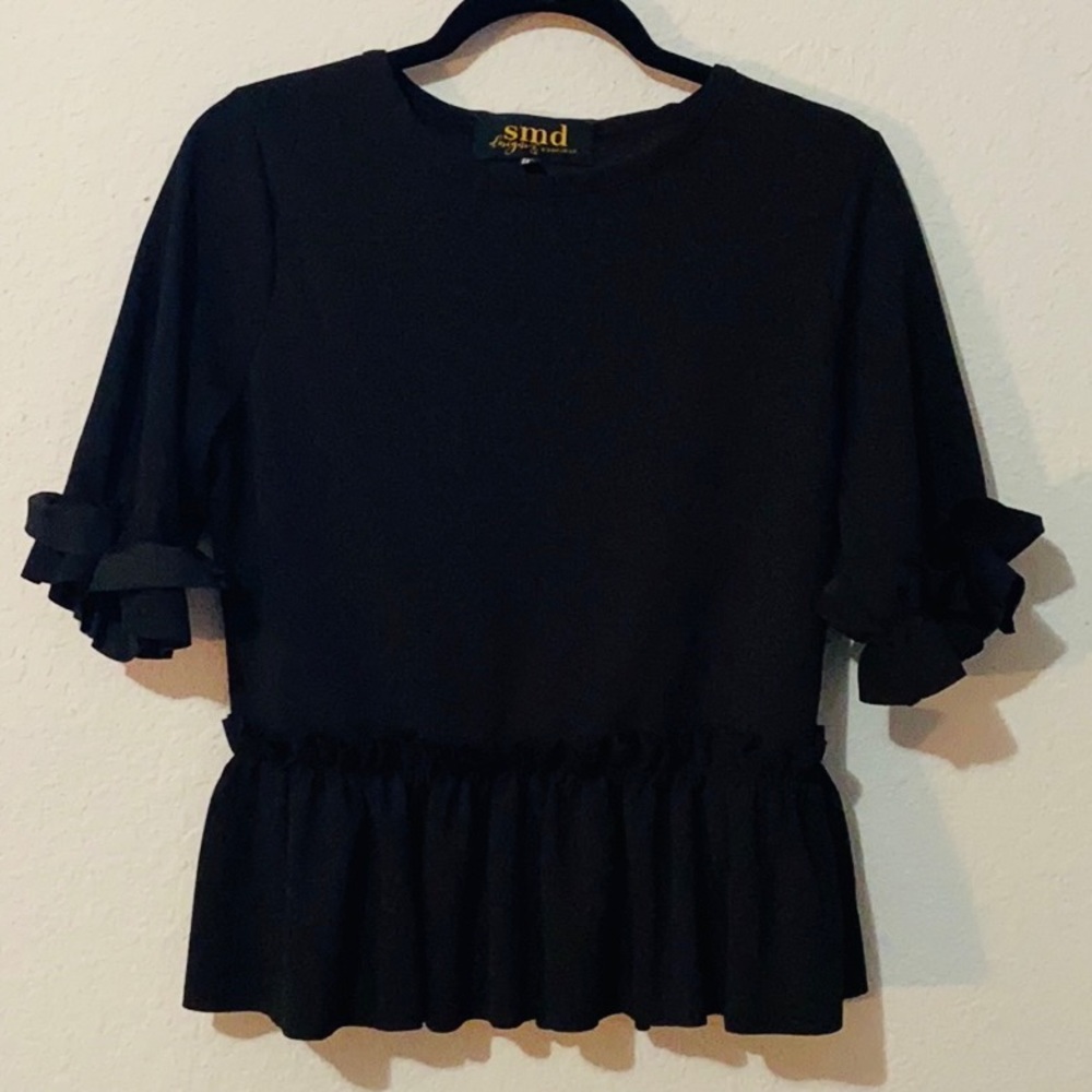 Classy Black Dress Top